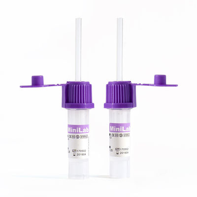 K2EDTA 의학 극소 채혈 튜브 8x45mm 0.25 0.5 밀리람베르트