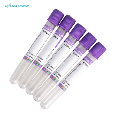 일회용 혈액 수집 EDTA K3 튜브 3-5ml CE 승인