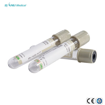 SANLI 4ml 진공 혈액 수집 관 포도당을 위한 불화 나트륨 관