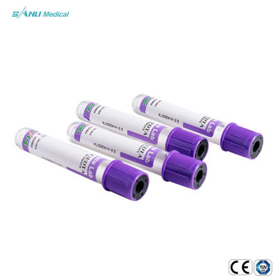 ISO9001 진공 채혈은 피 혈액학 확정을 위한 K2 EDTA를  관을 답니다