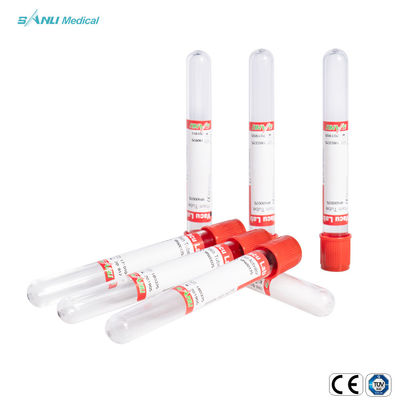 생화학적 시험을 위한 진공 응고 활성제 혈액 수집 관 2ml