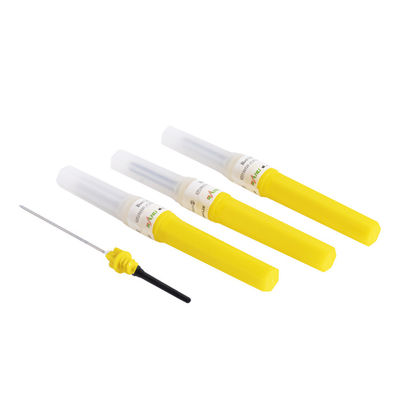 단일 사용을 위한 20G 혈액 수집 바늘 0.9x19mm 황색