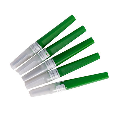 11/4&quot; 혈액 수집 바늘 역화 진공 녹색 21G 0.8x31mm