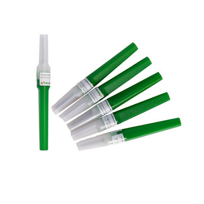 11/4&quot; 혈액 수집 바늘 역화 진공 녹색 21G 0.8x31mm
