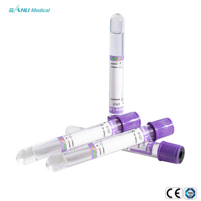 혈액학을 위한 젤 13x75mm를 가진 EDTA K2 유리제 혈액 수집 관