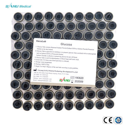회색 최고 혈당 관 13x75mm 불화 나트륨 EDTA 첨가제