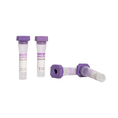 멸균 0.5ml 모세관 혈액 수집 튜브 EDTA 첨가제 혈액 튜브