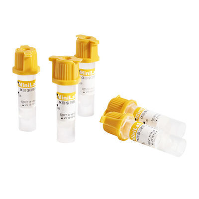 젤을 가진 0.5ml 모세관 혈액 수집 관 응고 활성제 첨가제