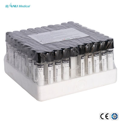 IVD 진공 혈청 ESR 혈액 시험관 13x75mm 1.28 밀리람베르트 ISO13485