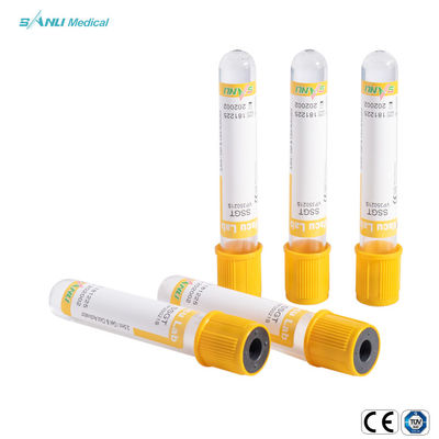 겔화법 부가적 SSGT 글라스 진공 채혈 튜브 5-9ml IVD 16x100mm
