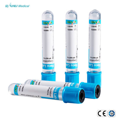 10 밀리람베르트 의학 진공 응고 혈액 시험관 버릴 수 있는 CE 13x75mm