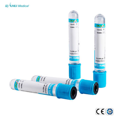 10 밀리람베르트 의학 진공 응고 혈액 시험관 버릴 수 있는 CE 13x75mm
