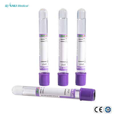 최고인 라벤더와 ISO9001 2 밀리람베르트 혈액 검사 진공관 의학 EDTA