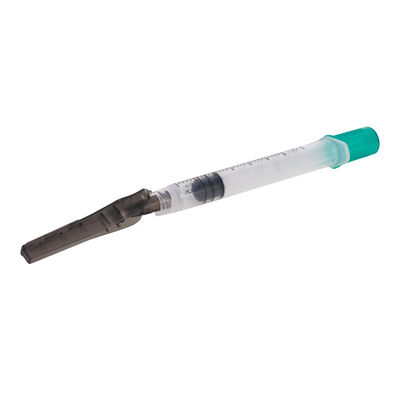 불모 안전성 의학 동맥 혈액 수집 주사기 버릴 수 있는 3 밀리람베르트 22G