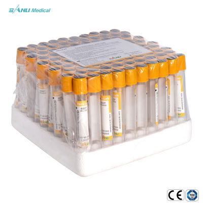 겔화법 부가적 SSGT 글라스 진공 채혈 튜브 버릴 수 있는 5-9ml