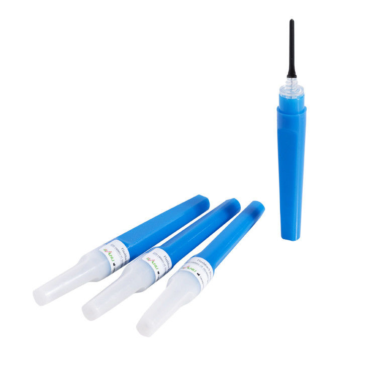 역화 혈액 수집 바늘 진공 23G 3/4&quot; 0.6x19mm 파란색